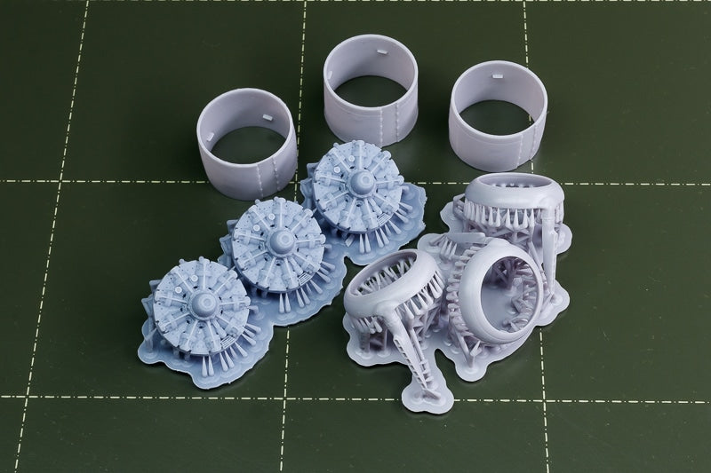Airone Hobby AHL72081 1:72 SM.79 Sparviero Engine & Cowling Set