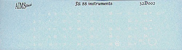 Aims AIMS32D002 1:32 Junkers Ju-88A-1 cockpit instrument details