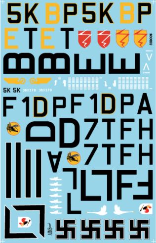 Aims AIMS32D008 Junkers Ju-88A-4 Ukraine/Crimea Decals 1:32