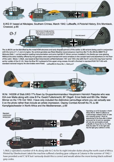 Aims AIMS32D010 Junkers Ju-88A-4 Malta/Crimea Decals 1:32
