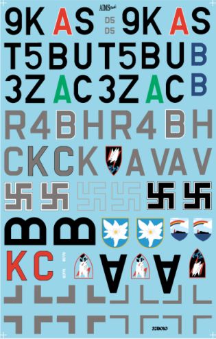 Aims AIMS32D010 Junkers Ju-88A-4 Malta/Crimea Decals 1:32