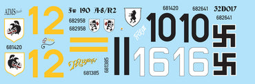 Aims AIMS32D017 1:32 Focke-Wulf Fw-190A-8/R2 White 16