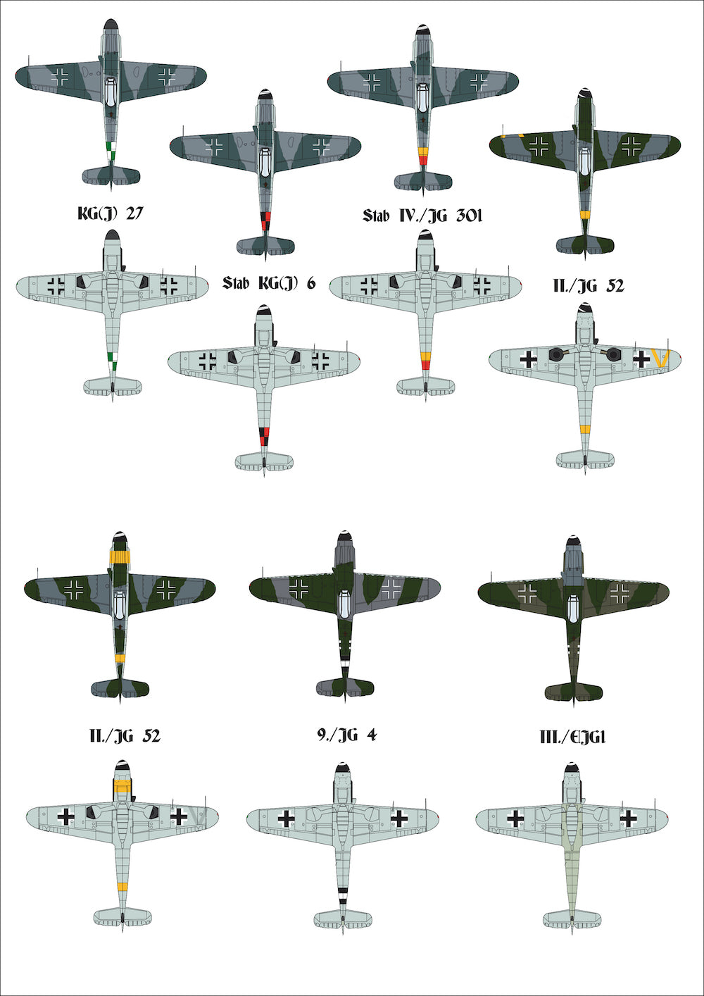 Aims AIMS32D026 Late War Messerschmitt Bf-109's Vol.2 1:32