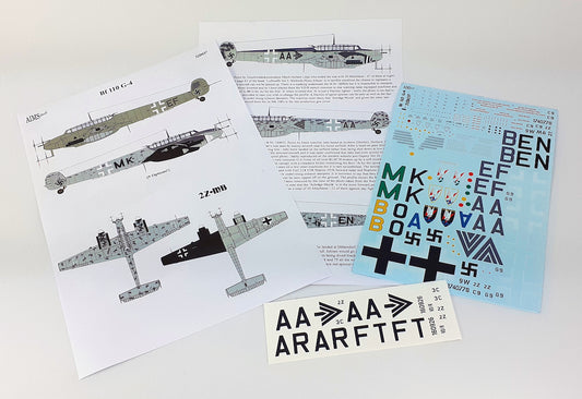 Aims AIMS32D037 1:32 Messerschmitt Bf-110G-4 to be used with Aims conversions