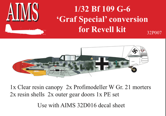 Aims AIMS32P007 1:32 Messerschmitt Bf-109G-6 'Graf Special'