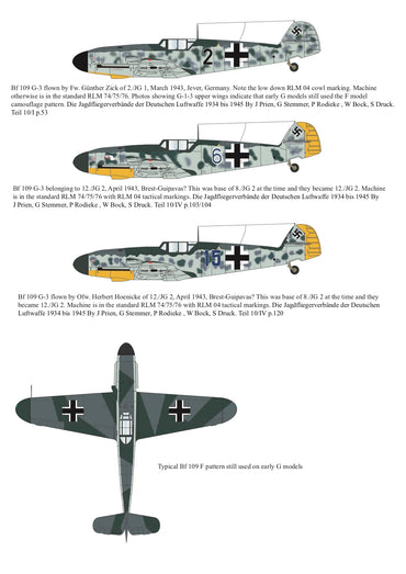 Aims AIMS32P012 1:32 Messerschmitt Bf-109G-3 conversion