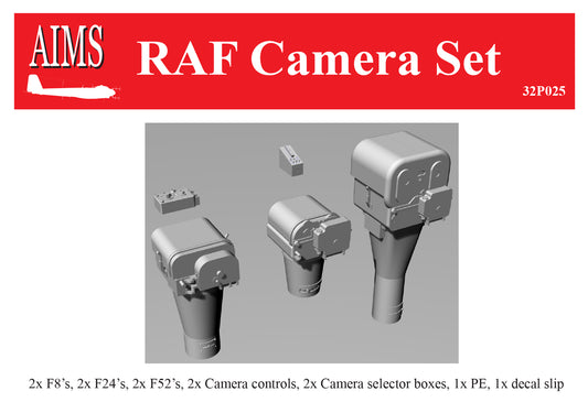 Aims AIMS32P025 1:32 RAF Camera set