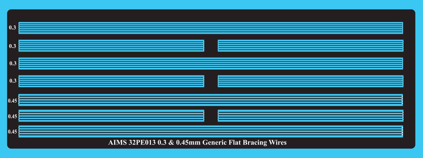 Aims AIMS32PE13 1:32 0.3 and 0.45mm Generic Bracing wires in Stainless steel