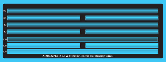 Aims AIMS32PE13 1:32 0.3 and 0.45mm Generic Bracing wires in Stainless steel