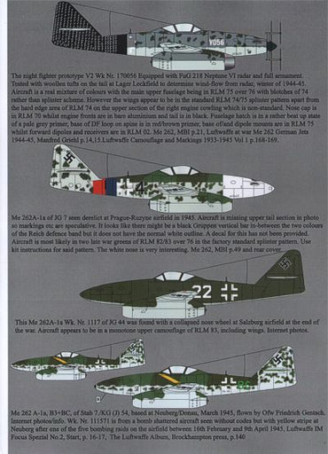 Aims AIMS48D011 1:48 Messerschmitt Me-262A-1/Me-262B-2 Collection