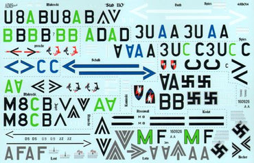 Aims AIMS48D014 1:48 'Stab Messerschmitt Bf-110's'