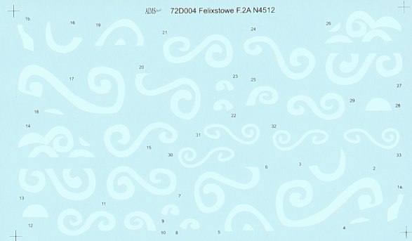 Aims AIMS72D004 1:72 Felixstowe F.2A