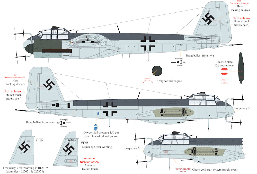 Aims AIMS72D040 1:72 Junkers Ju-88G-6 collection