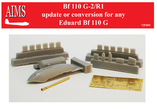 Aims AIMS72P005 Messerschmitt Bf-110G-2/R-1 Update Set 1:72