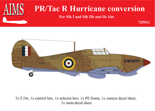 Aims AIMS72P011 1:72 PR Hawker Hurricane conversion for any kit