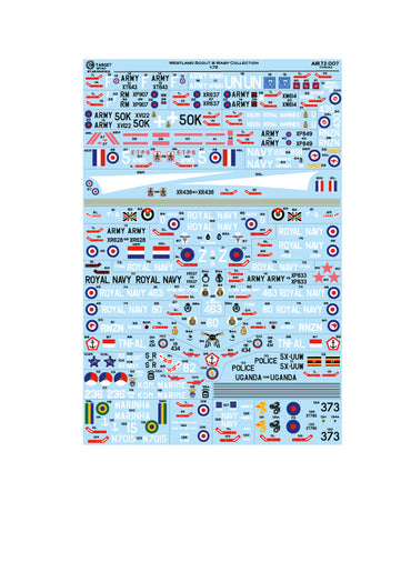 Air-Graphic Models AIR72-007 1:72 Westland Wasp/Scout