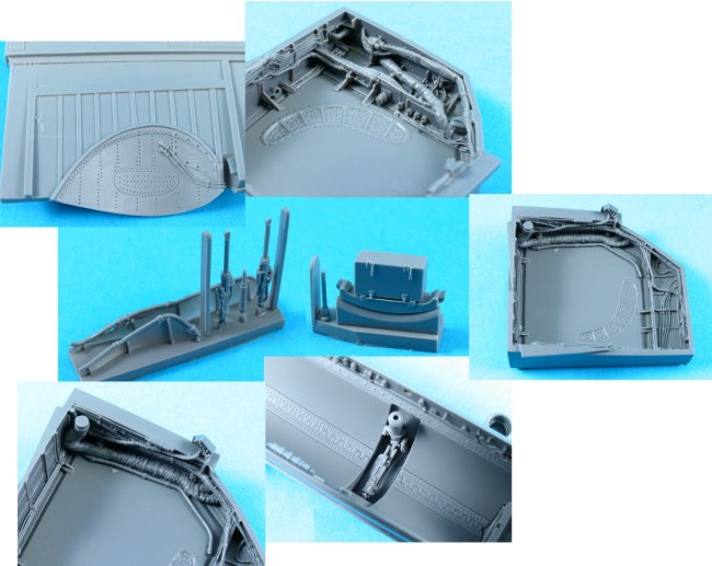 Aires AIRE2030 1:32 Sukhoi Su-27 Flanker B wheel bay