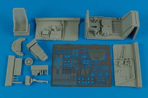 Aires AIRE2151 1:32 Messerschmitt Bf-109F-2/Bf-109F-4 early cockpit set