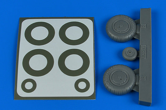 Aires AIRE2245 1:32 Messerschmitt Bf-108 wheels & paint masks
