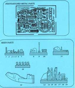 Aires AIRE4027 1:48 Heinkel He-111H-4/He-111H-6 cockpit