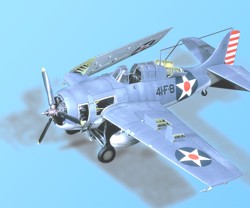 Aires AIRE4058 1:48 Grumman F4F-4 Wildcat details