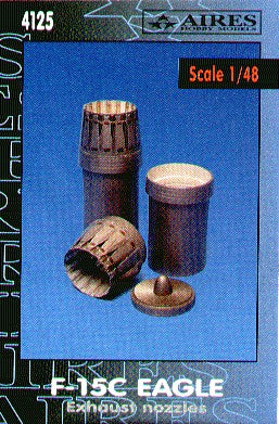 Aires AIRE4125 1:48 McDonnell F-15C Eagle Exhaust Nozzles