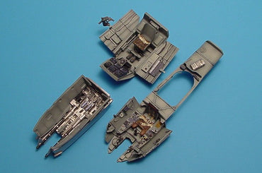 Aires AIRE4159 1:48 Messerschmitt Me-410A-1 gun bay and cockpit set
