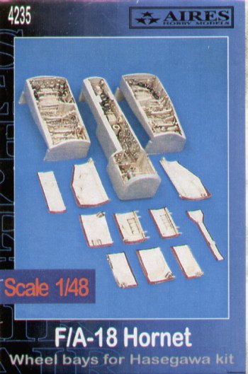 Aires AIRE4235 1:48 McDonnell-Douglas F/A-18A Hornet wheel bay set