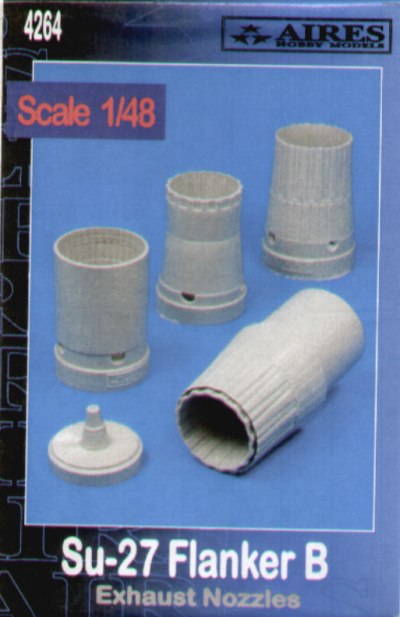 Aires AIRE4264 1:48 Sukhoi Su-27 Flanker B exhaust nozzles