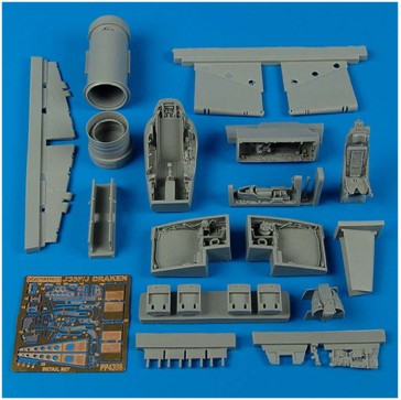 Aires AIRE4396 1:48 Saab J-35F 'Draken' detail set