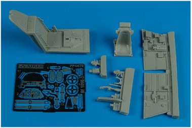 Aires AIRE4479 1:48 Messerschmitt Bf-109E-3 cockpit set