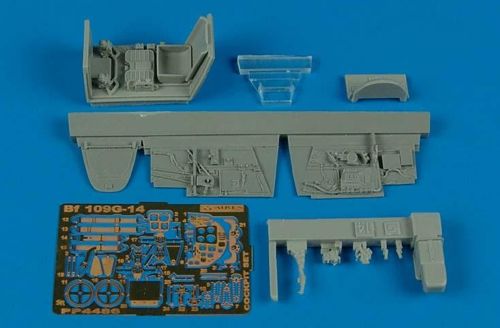 Aires AIRE4486 1:48 Messerschmitt Bf-109G-14 cockpit set
