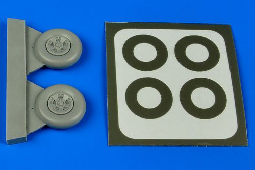 Aires AIRE4637 1:48 Supermarine Spitfire Mk.V five spokes wheels & paint masks