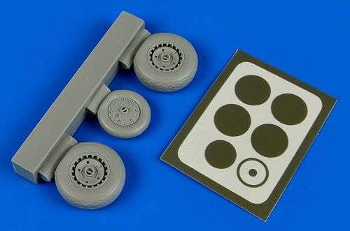 Aires AIRE4676 1:48 Messerschmitt Me-262A/B wheels & paint masks WHEEL