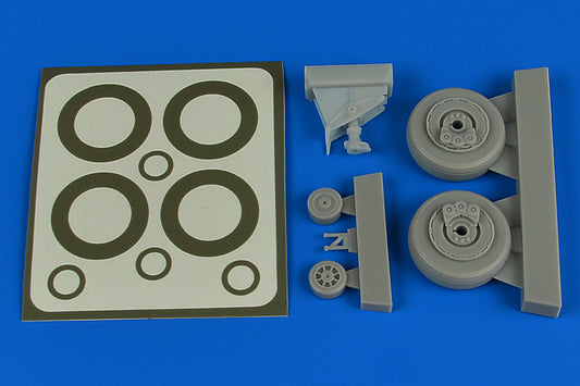 Aires AIRE4793 1:48 Douglas A-1H Skyraider wheels & paint masks