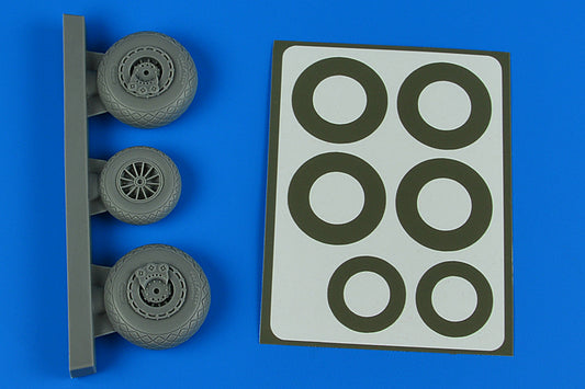 Aires AIRE4873 1:48 Douglas B-26K Invader wheels & paint masks