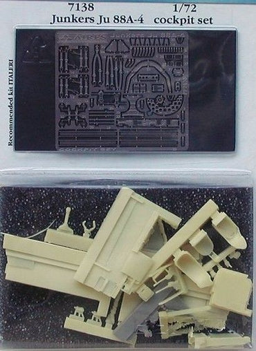 Aires AIRE7138 1:72 Junkers Ju-88A-4 cockpit set