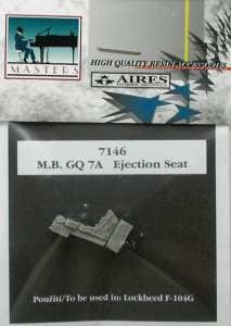 Aires AIRE7146 1:72 Martin-Baker GQ 7A seat for Lockheed F-104G Starfighter