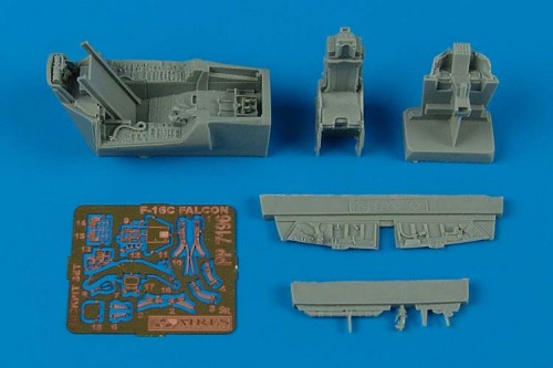 Aires AIRE7196 1:72 Lockheed-Martin F-16CG/F-16CJ Falcon cockpit set