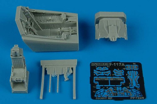 Aires AIRE7229 1:72 Lockheed F-117A Nighthawk cockpit set