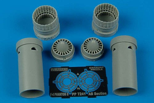 Aires AIRE7241 1:72 McDonnell F-4B/F-4C/F-4D/F-4N Phantom exhaust nozzles