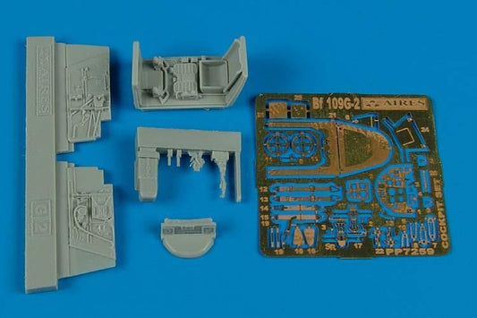Aires AIRE7259 1:72 Messerschmitt Bf-109G-2 cockpit set