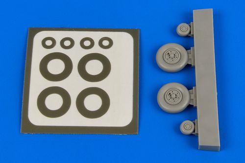 Aires AIRE7307 1:72 Mil Mi-2 Hoplite wheels & paint masks