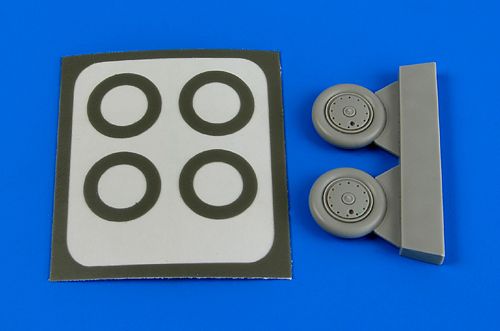 Aires AIRE7333 1:72 Polikarpov I-153 wheels & paint masks