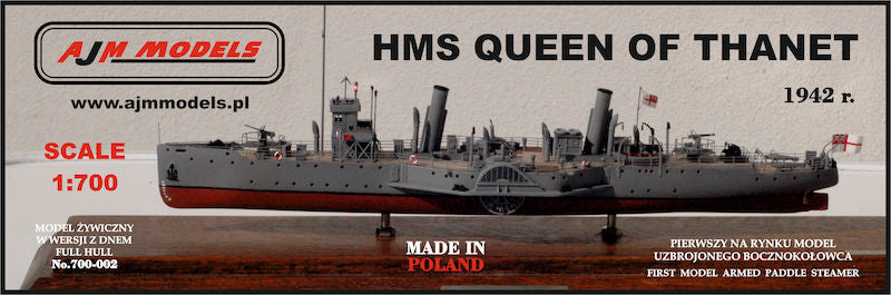 AJM Models AJM700-002 1:700 H.M.S