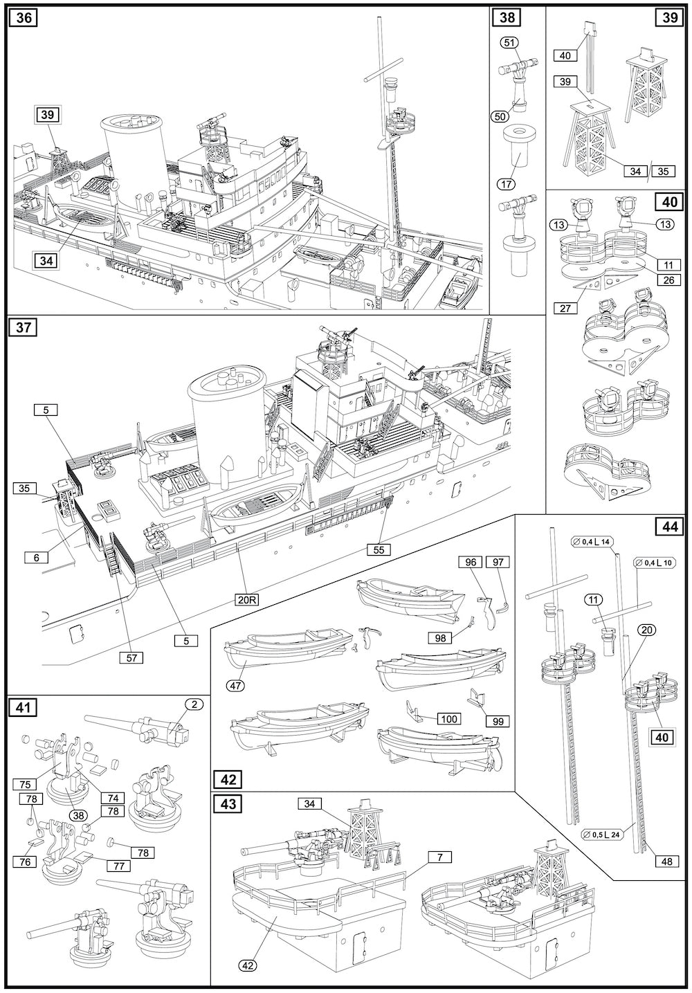 AJM Models AJM700-036 1:700 Victor Schoelcher French auxiliary cruiser