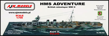 AJM Models AJM700-045 1:700 H.M.S