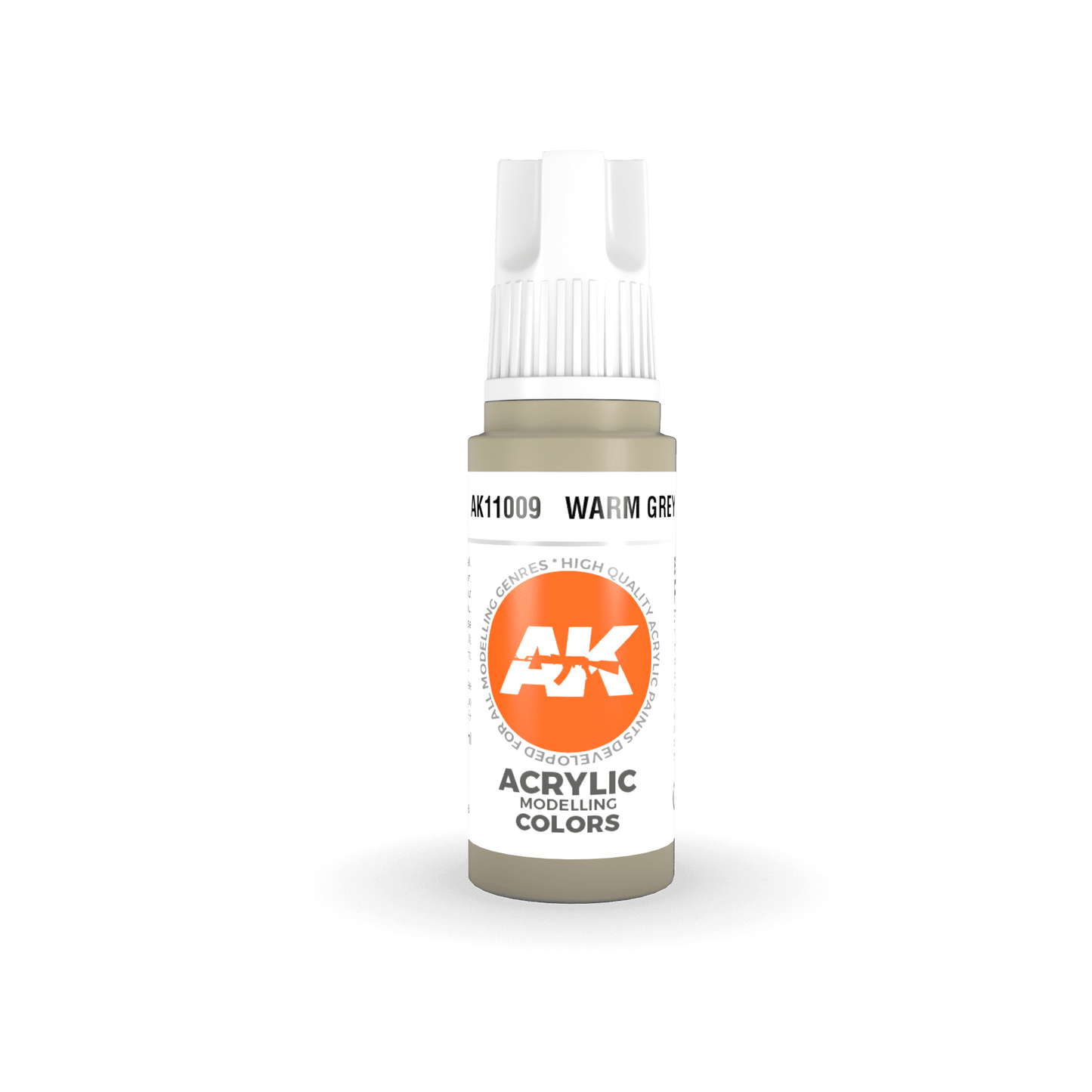 AK Interactive 11009 Warm Grey 17ml 3rd Gen. Acrylic Model Paint
