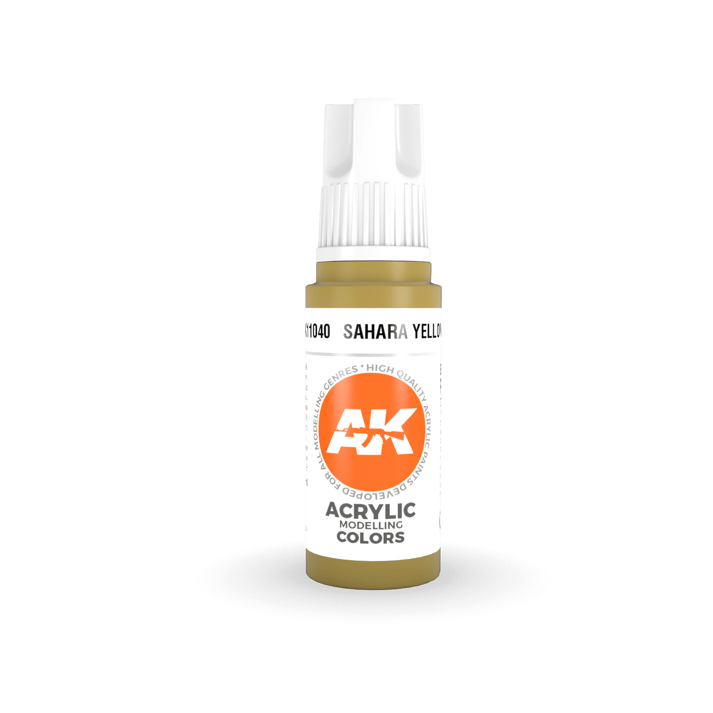 AK Interactive 11040 Sahara Yellow 17ml 3rd Gen. Acrylic Model Paint