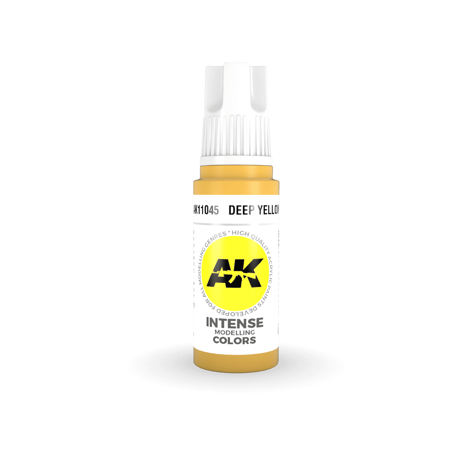 AK Interactive 11045 Deep Yellow 17ml 3rd Gen. Acrylic Model Paint